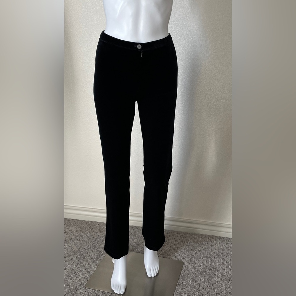BCBGMaxAzria Black Velvet Pants